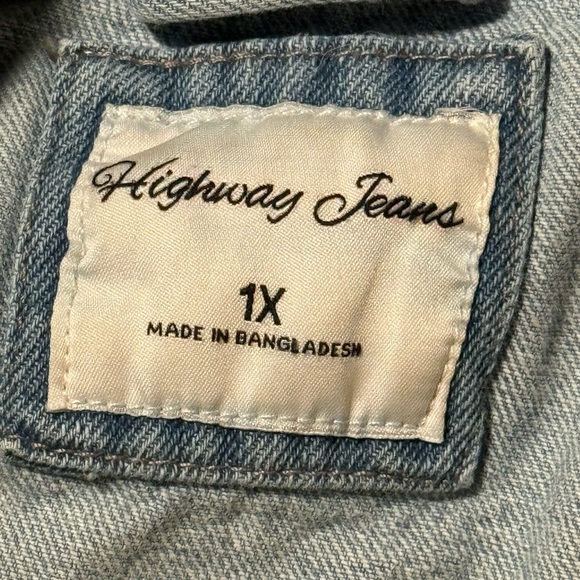 Highway Jeans distressed denim jacket - Picture 2 of 2